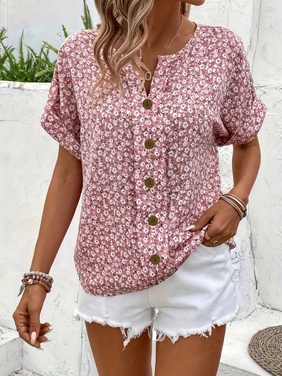 Brigitte | blouse charmante avec des fleurs