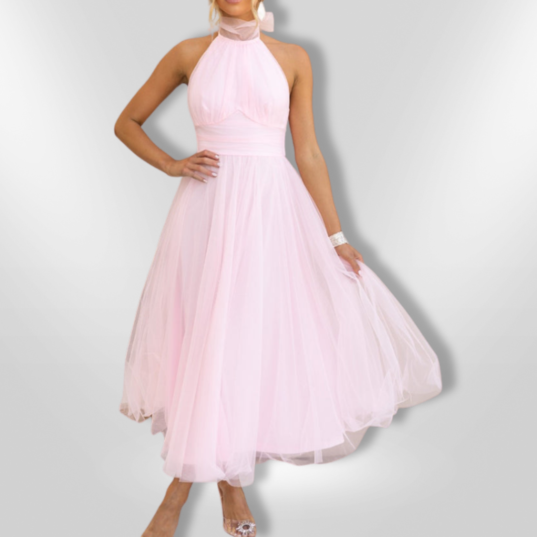 PHOEBE | Robe à jupe longue
