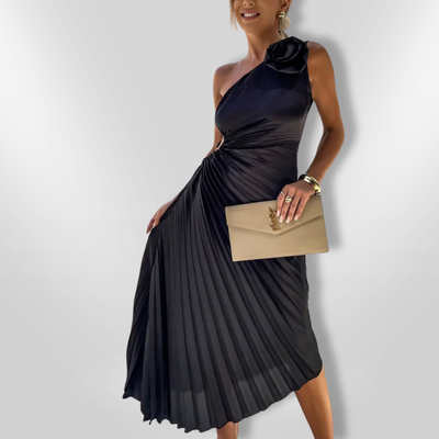 LIZBETH | Robe à épaules fleuries