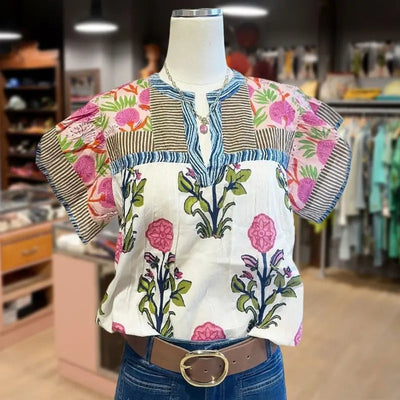 Uriella – Blouse Bohème Brodée