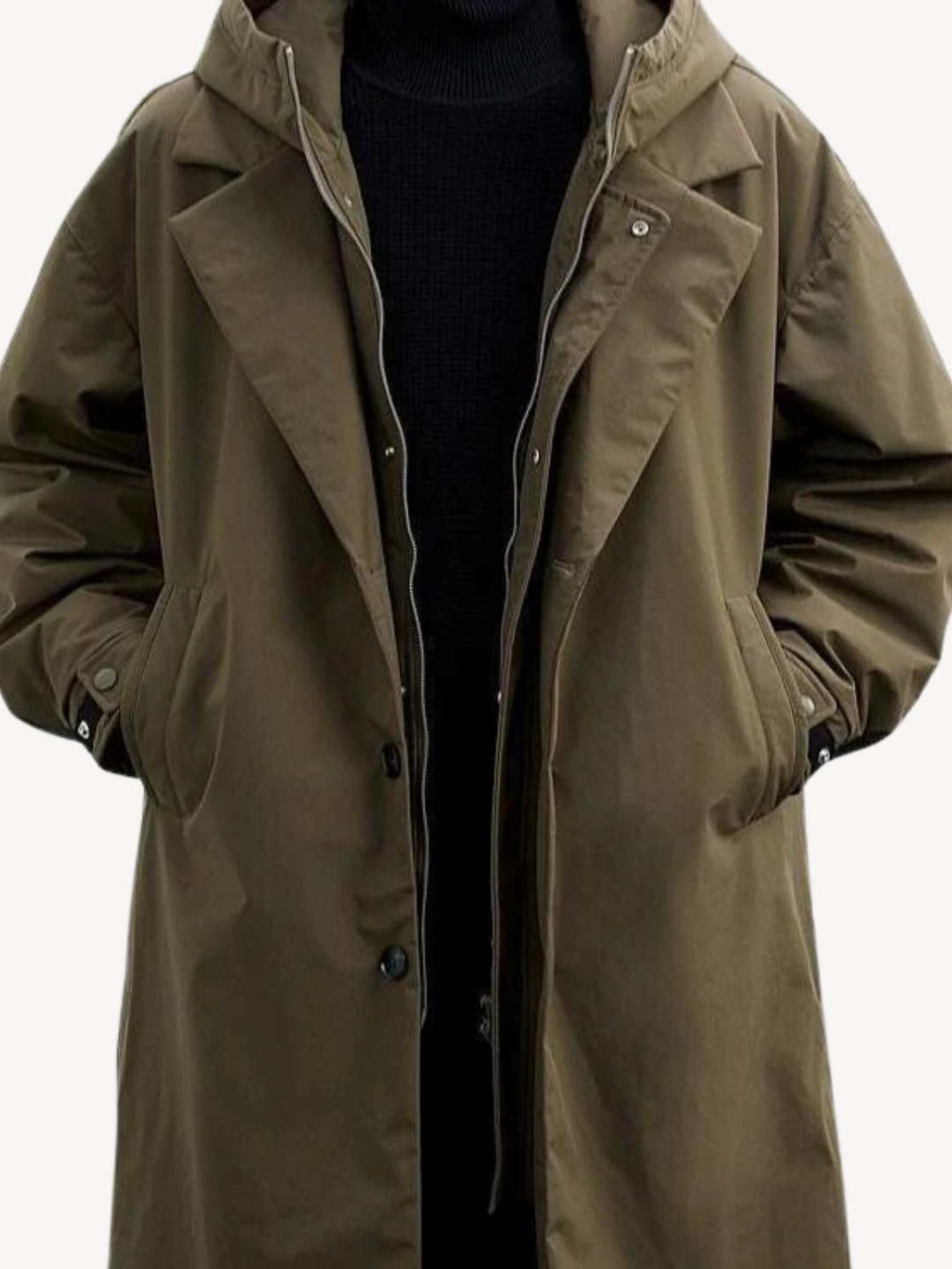 MARCUS | Trench classique à capuche