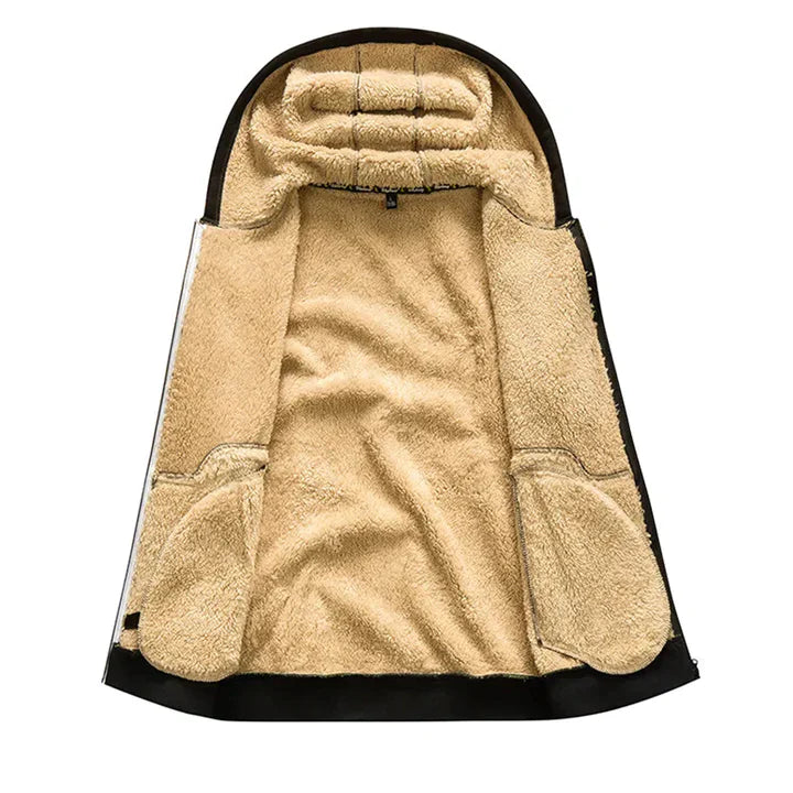 ARIE | Veste d'hiver pour homme avec capuche et polaire