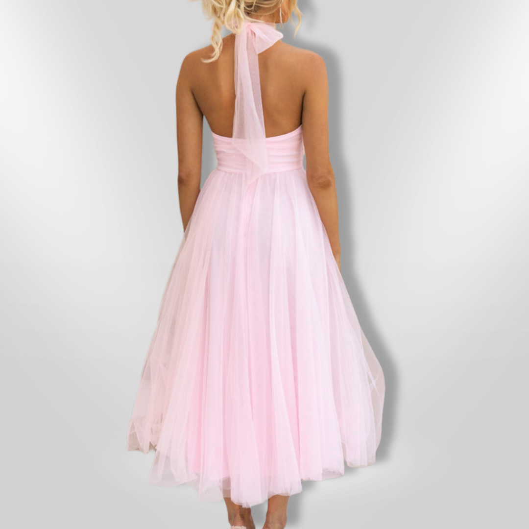 PHOEBE | Robe à jupe longue