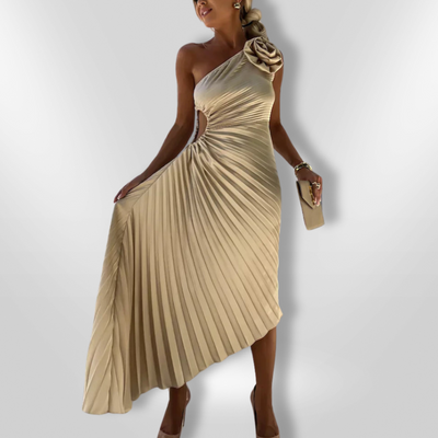 LIZBETH | Robe à épaules fleuries