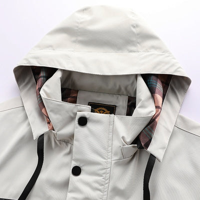 MILLER | Veste d'extérieur confortable, coupe-vent et imperméable