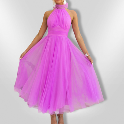 PHOEBE | Robe à jupe longue