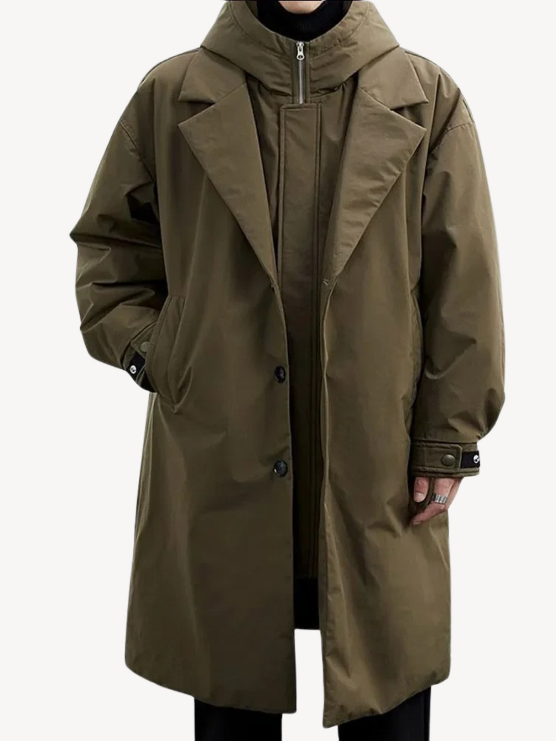 MARCUS | Trench classique à capuche