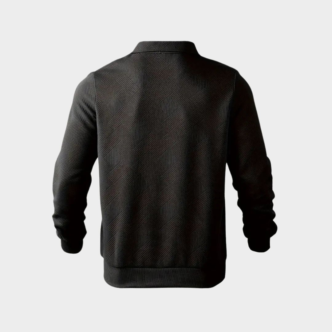 VICTOR | Pull zippé élégant structure