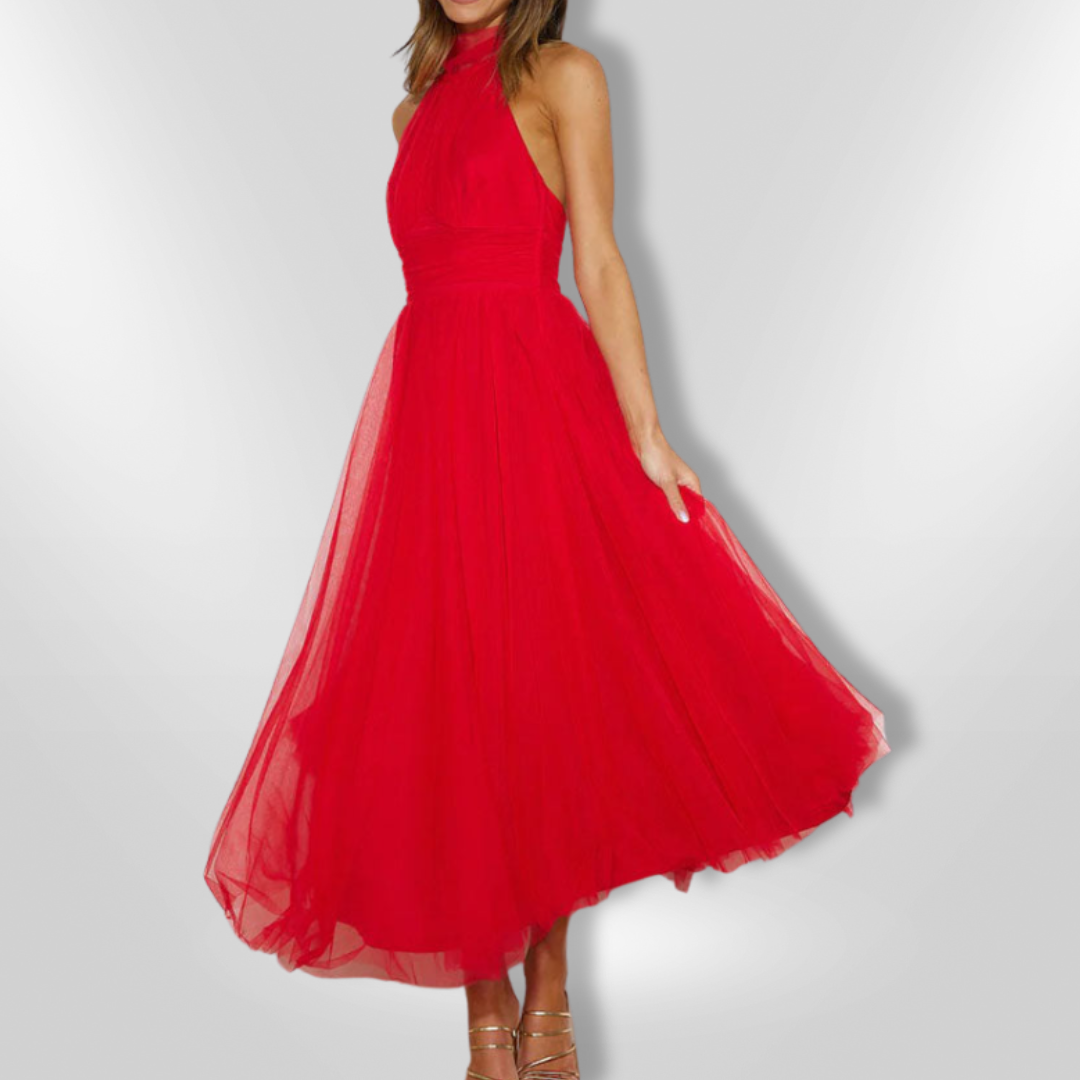 PHOEBE | Robe à jupe longue