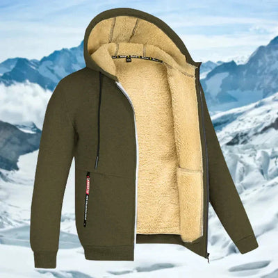 ARIE | Veste d'hiver pour homme avec capuche et polaire