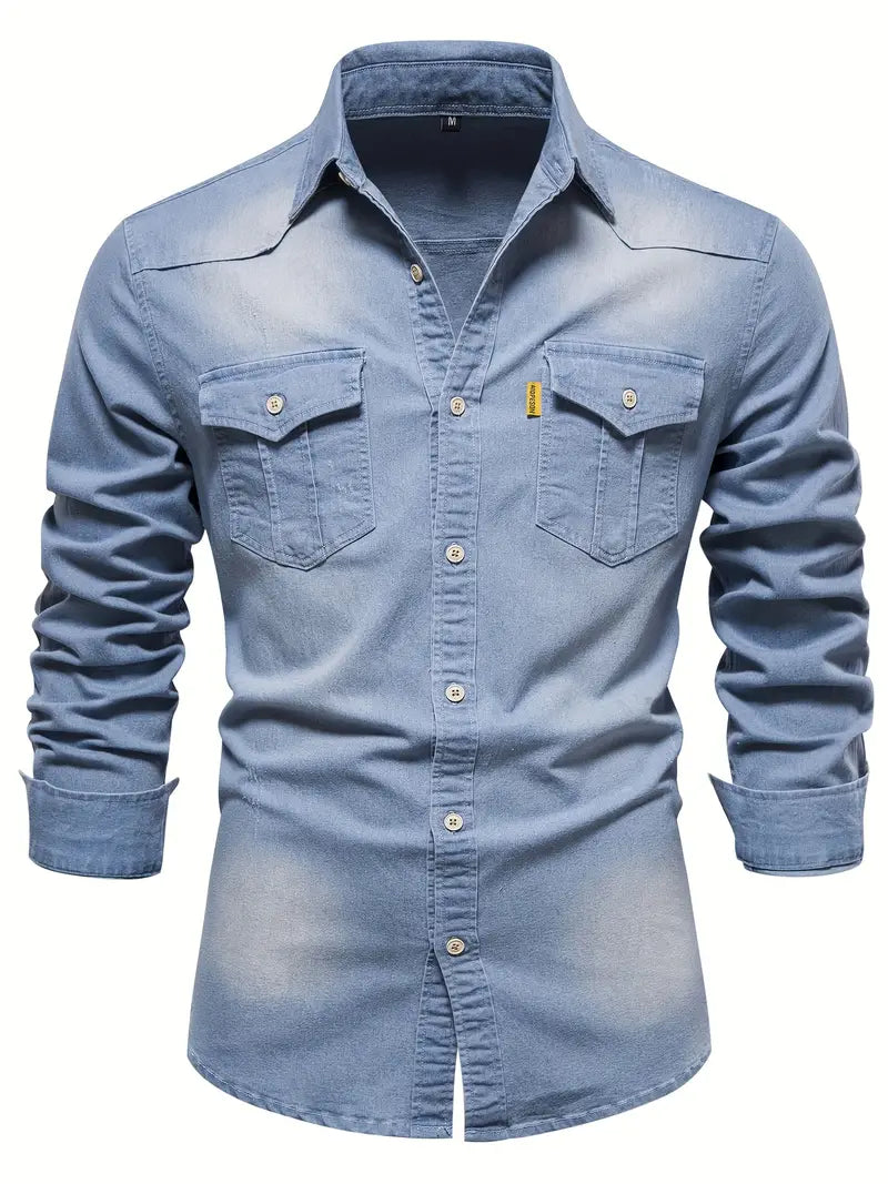 Chemise en jean pour hommes