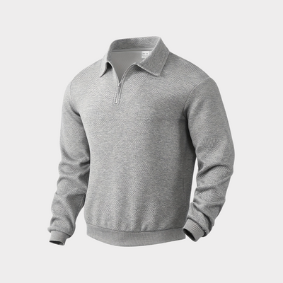 VICTOR | Pull zippé élégant structure