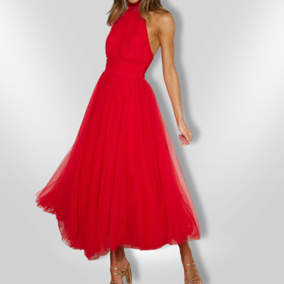 PHOEBE | Robe à jupe longue