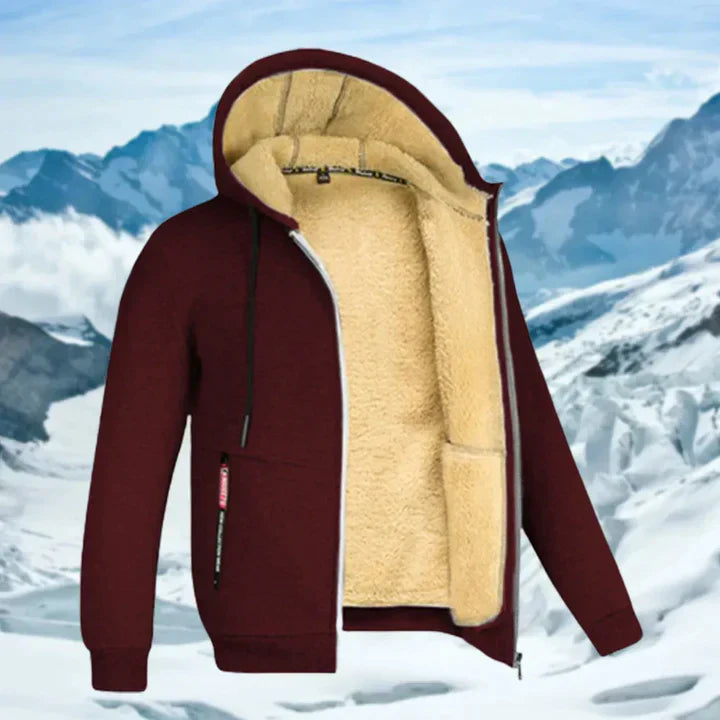 ARIE | Veste d'hiver pour homme avec capuche et polaire