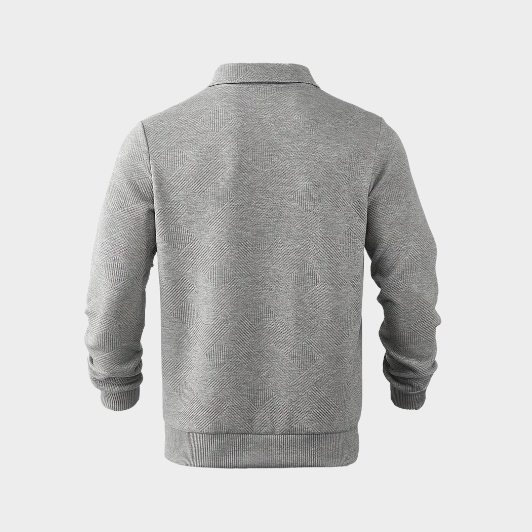 VICTOR | Pull zippé élégant structure