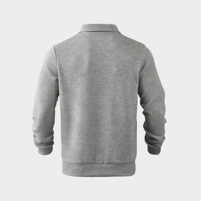 VICTOR | Pull zippé élégant structure