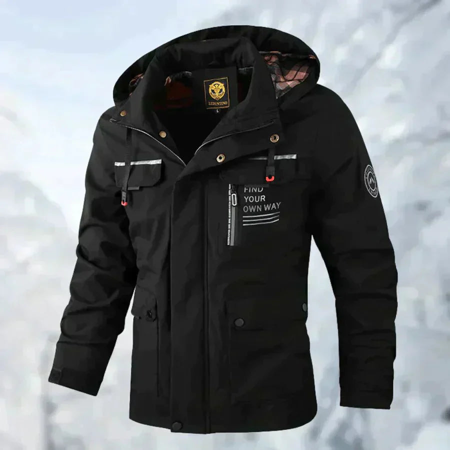 MILLER | Veste d'extérieur confortable, coupe-vent et imperméable