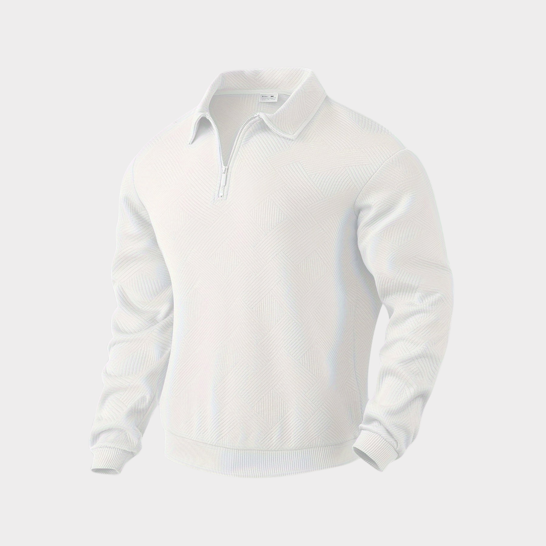 VICTOR | Pull zippé élégant structure