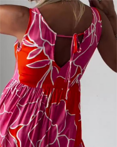 GRACE – ROBE BOHÈME FLEURIE ÉLÉGANTE