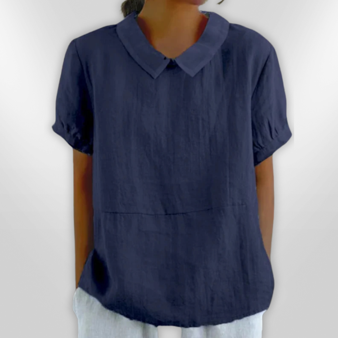 MABEL | Blouse à Col Classique