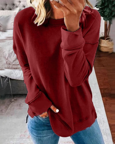 Sweat Décontracté | Col Rond | Douceur Quotidienne