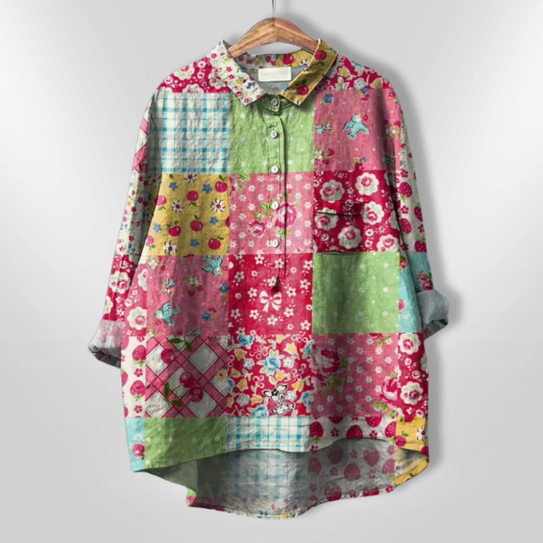 VIRGINIA | Chemise florale artisanale