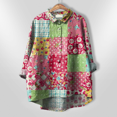 VIRGINIA | Chemise florale artisanale