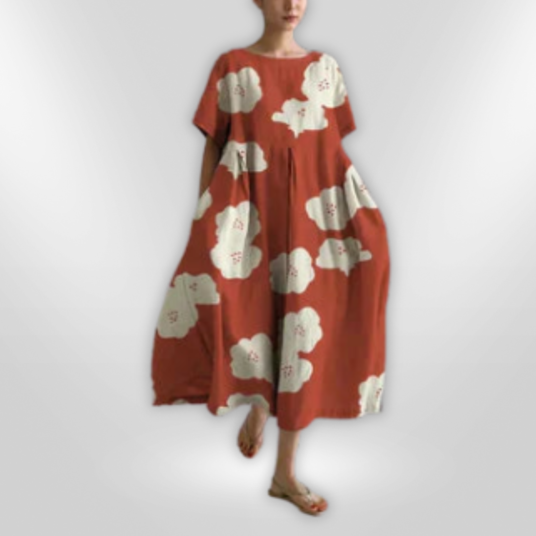 ZARA | robe à fleurs