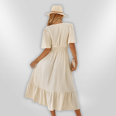 RENATA | robe à col en v