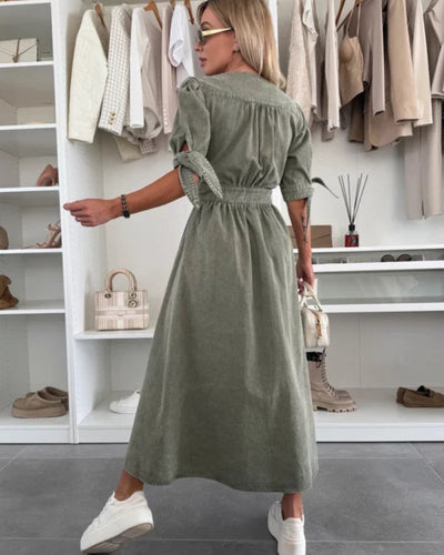 EVANIA - ROBE EN JEAN ÉLÉGANTE