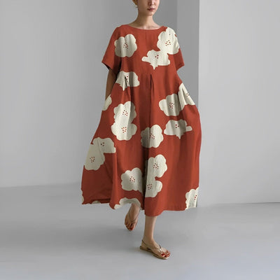 MAGNIFIQUE | Robe avec Flair Espagnol | Robe d'Été Élégante