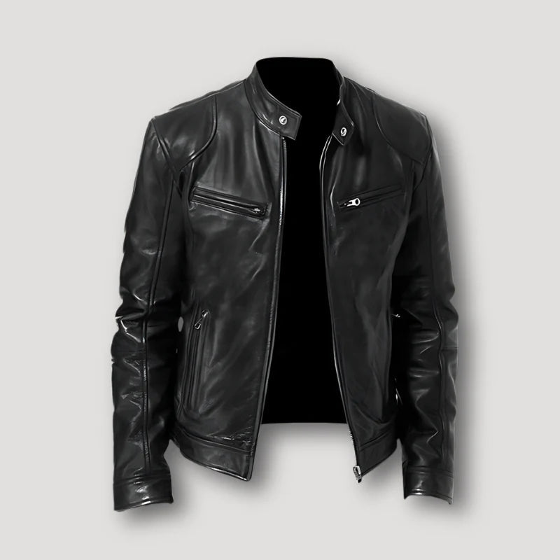 RINO | Veste en cuir décontractée