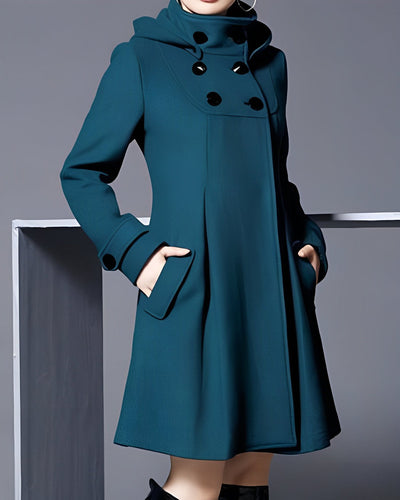 ALICE | Veste robe châle à capuche