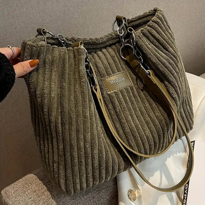 JULIA |  Sac en Velours Côtelé en Coton