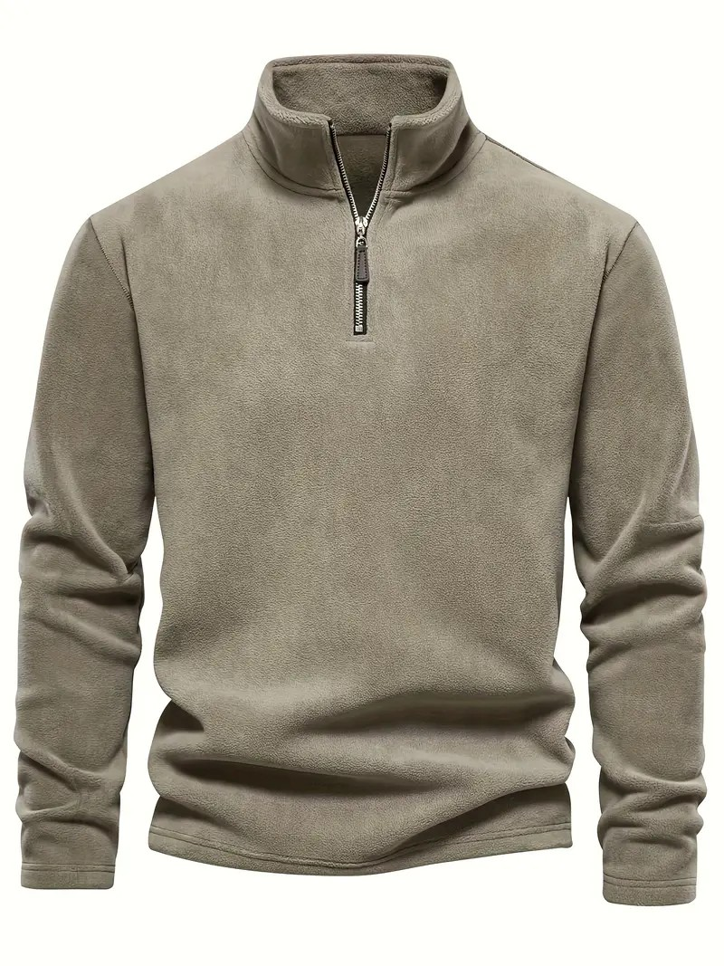 JOSUÉ | Pull polaire quart de zip