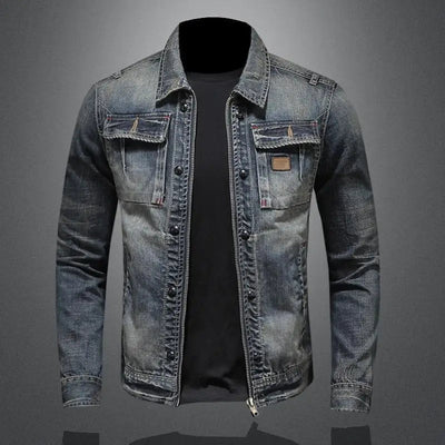 HUGO | Veste en jean avec zip