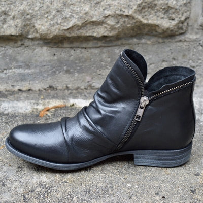 VICTORIA | bottes zippées en cuir