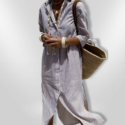 SOPHIE | Robe Chemise Rayée