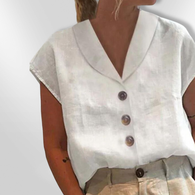 YESHA | Blouse à Col Élégante