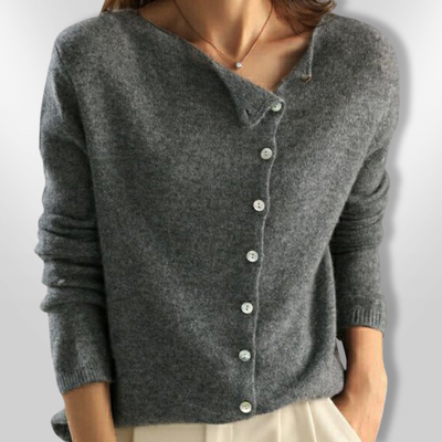 ALFONSA | Cardigan Élégant en Cachemire