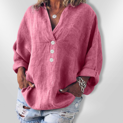 MAEVE | Pull Stylé en Coton et Lin