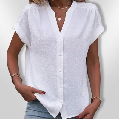 CAMILLE | Blouse Classique Boutonnée
