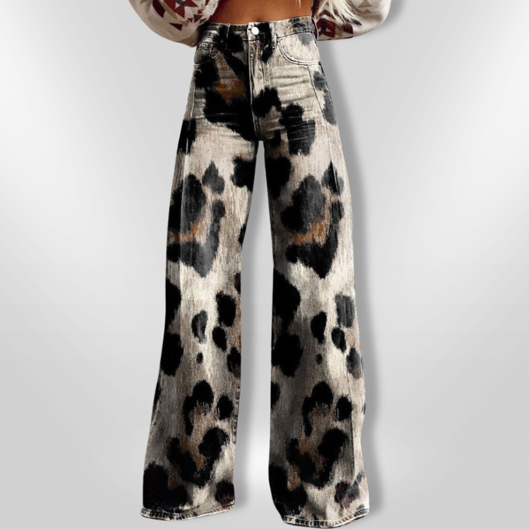 LEONA | Pantalon Évasé Vintage
