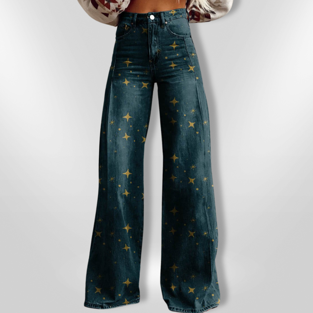 CELESTE | Pantalon Évasé Vintage