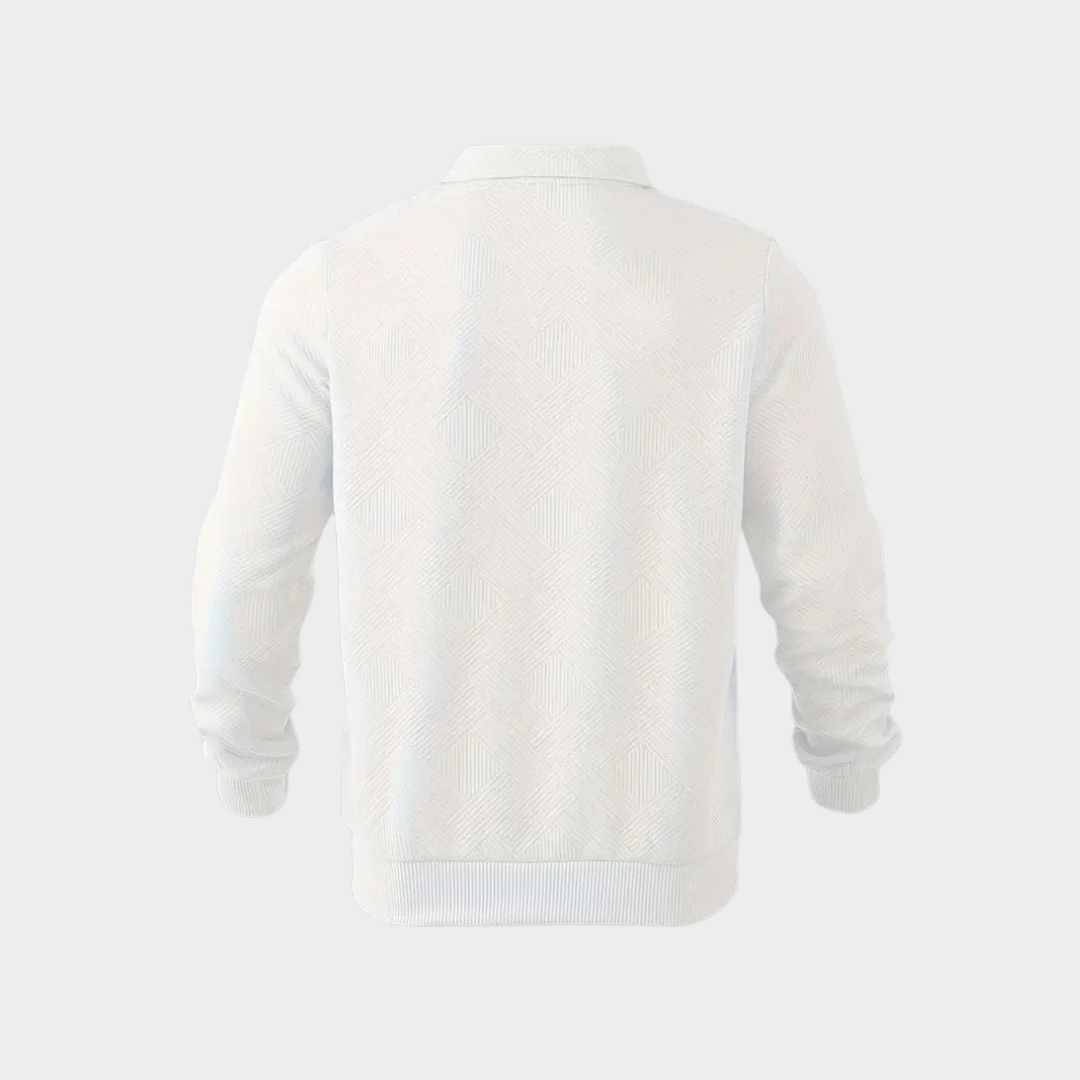 VICTOR | Pull zippé élégant structure