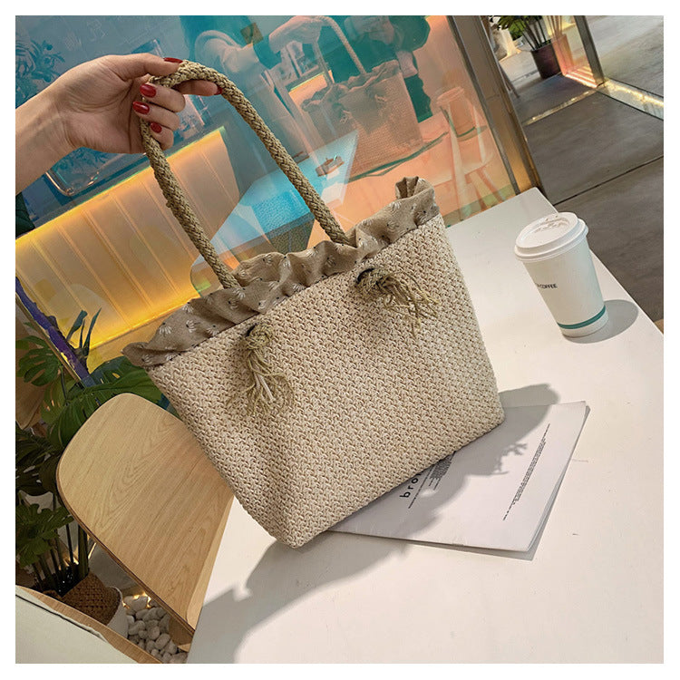 Louisa - Sac de transport tissé élégant pour la femme moderne