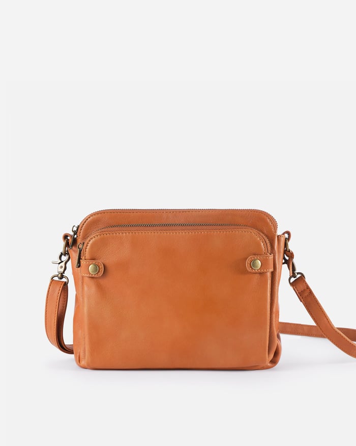 KIM™ - SAC À BANDOULIÈRE EN CUIR PRATIQUE ET ÉLÉGANT