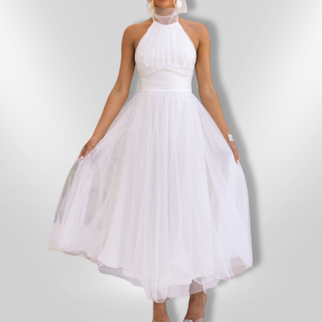 PHOEBE | Robe à jupe longue