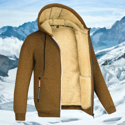 ARIE | Veste d'hiver pour homme avec capuche et polaire