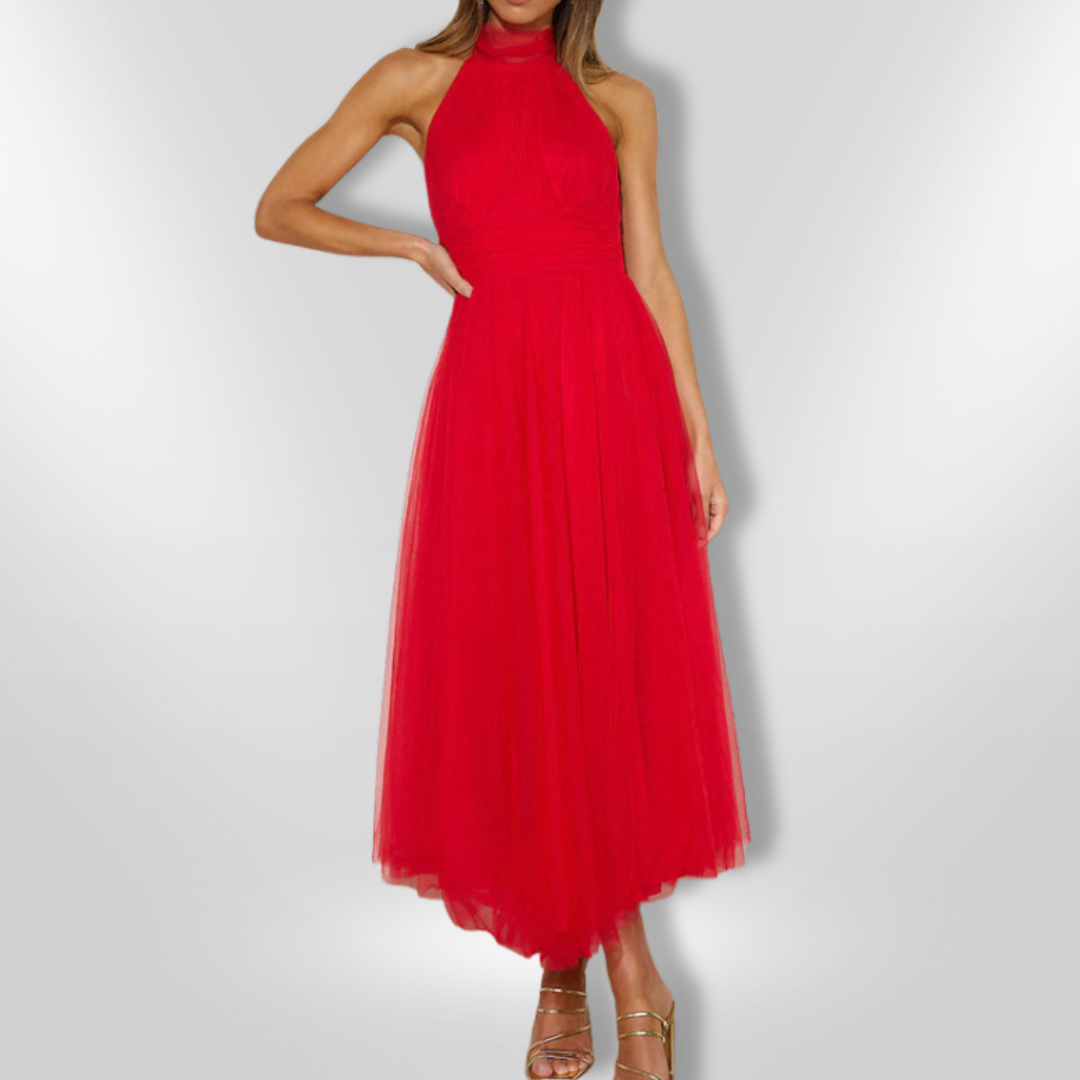 PHOEBE | Robe à jupe longue